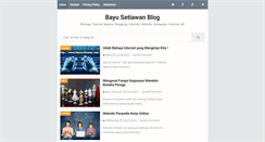 Desktop Screenshot of bayusetiawan.com